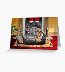 Greytmas Stocking Greeting Card
