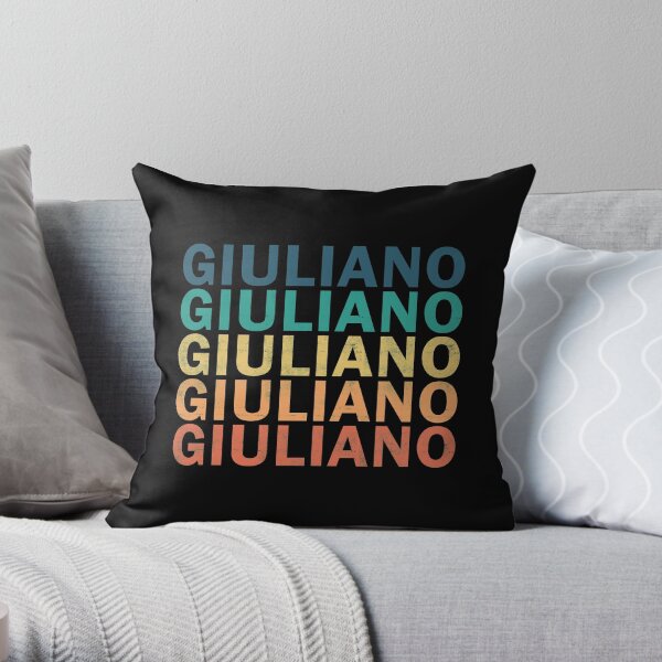 EWD First Name Apparel Retro Funny Vintage First Name Guiliana Throw Pillow 16x16 Multicolor EWD First Name Apparel Retro Funny Vintage First Name Guiliana Throw Pillow 16x16 Multicolor