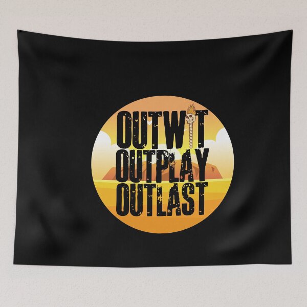 Item preview, Outwit, Outplay, Outlast designed and sold by HROC.
