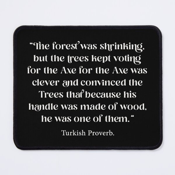 Item preview, Turkish Proverb designed and sold by Texterns.