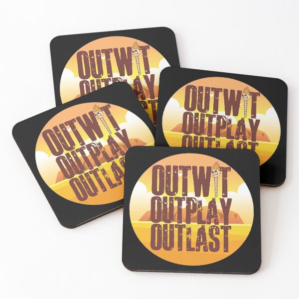 Item preview, Outwit, Outplay, Outlast designed and sold by HROC.