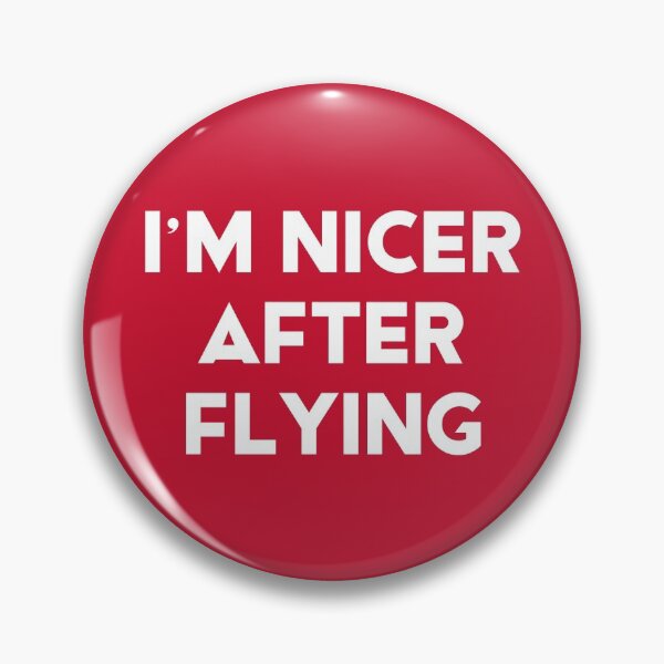 Item preview, I'm Nicer After Flying #2 designed and sold by SalahBlt.