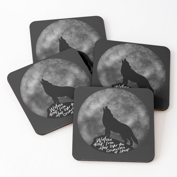 Item preview, Wolves don’t lose sleep over the opinions of sheep howl moon designed and sold by Cedarrue.