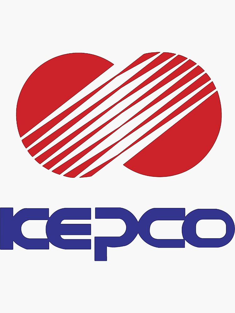 "Awesome South Korean Largest Electric Utility Company Logo Essential Design" Sticker for Sale