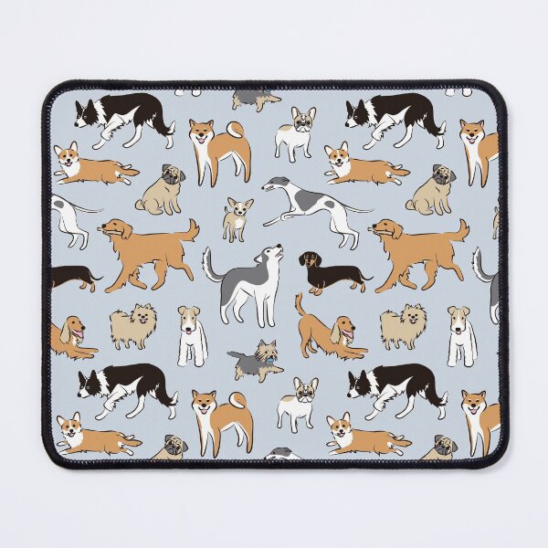 Item preview, Dogs Fun blue designed and sold by AnaAnaDesign.