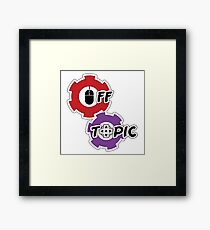 Off Topic Logo Framed Print