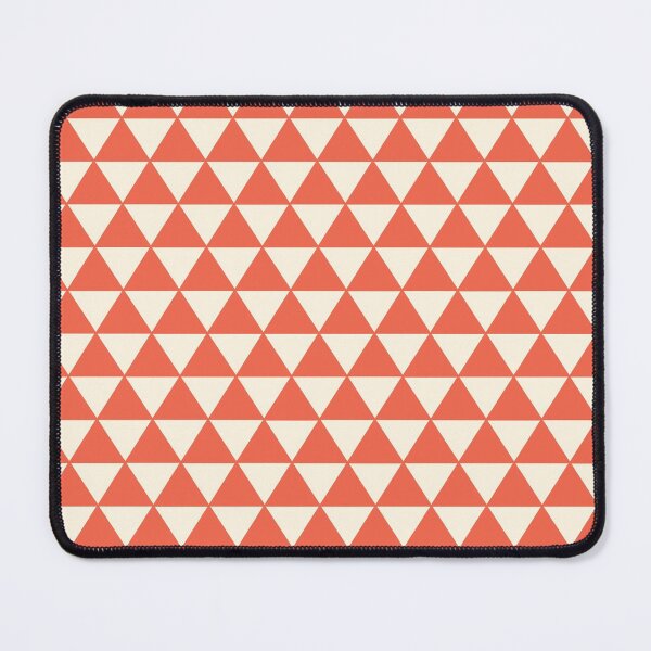 Item preview, Japanese Uroko Geometric Triangle Orange and White designed and sold by koovoxdogs.