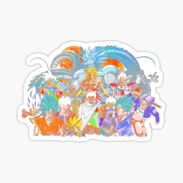 Dragonball Z: Goku Puffy Sticker Set Anime Stickers