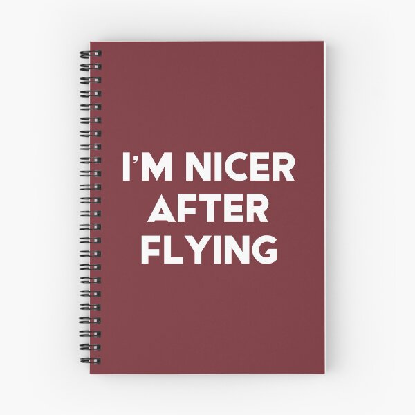 Item preview, I'm Nicer After Flying #3 designed and sold by SalahBlt.