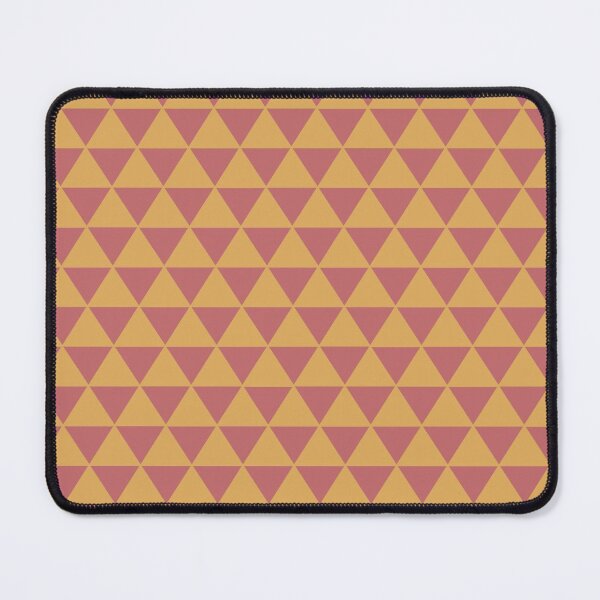 Item preview, Japanese Uroko Geometric Triangle Yellow and Pink designed and sold by koovoxdogs.
