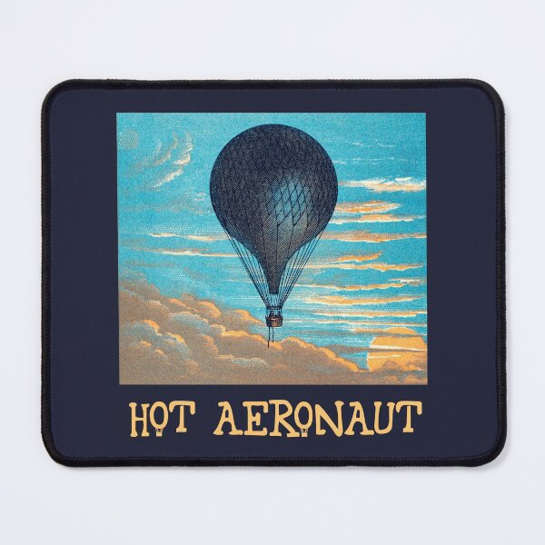 Item preview, Hot aeronaut (hot air-onaut) full of hot air balloon funny designed and sold by SolidEarthArt.