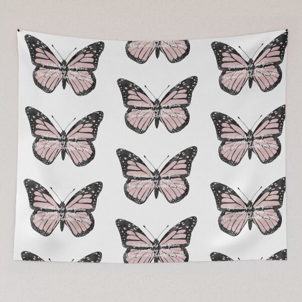 Item preview, Pink butterfly god will help you designed and sold by Handdrawnbyzoe.