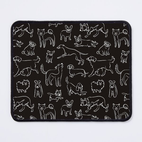 Item preview, Dogs Fun Black designed and sold by AnaAnaDesign.