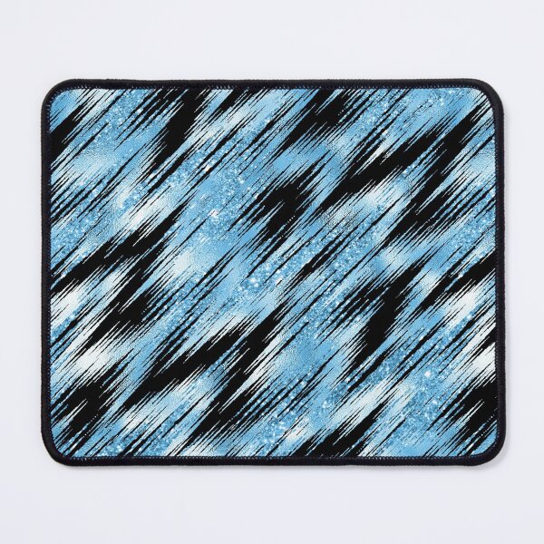 Item preview, Pinstripe Glitter & Blue designed and sold by ReesDesigns.