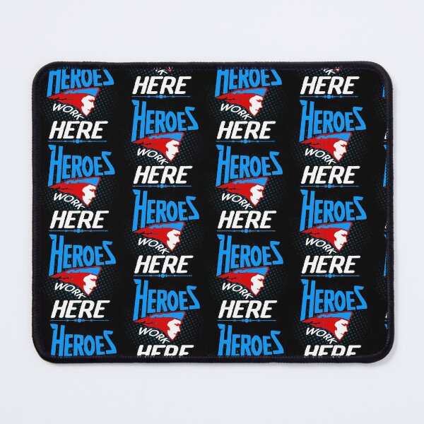 Item preview, Heroes work here shirts gifts and products designed and sold by glitchman2.