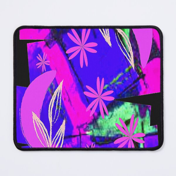 Item preview,  Floral Graphic Vibrant Abstraction, NR 4, Graphic Psychedelic Abstract Art, Inspired by Nature-floral abstract art designed and sold by Adri Barnard.