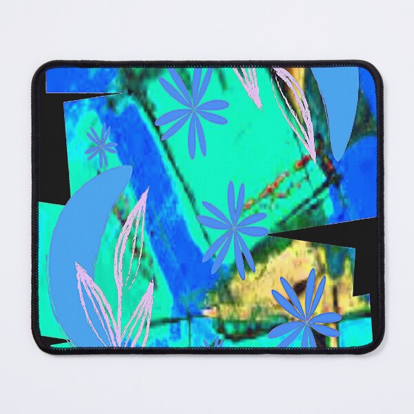 Item preview, Floral Graphic Vibrant Abstraction, NR 3, Graphic Psychedelic Abstract Art, Inspired by Nature-floral abstract art designed and sold by Adri Barnard.