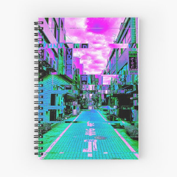 Item preview, Japanese City Street Vaporwave Glitch Art designed and sold by glitchhub.