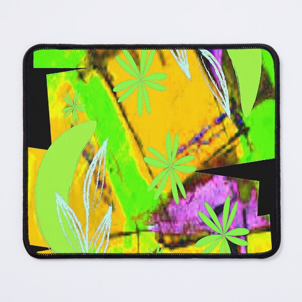 Item preview, Floral Graphic Vibrant Abstraction, NR 2, Graphic Psychedelic Abstract Art, Inspired by Nature-floral abstract art designed and sold by Adri Barnard.
