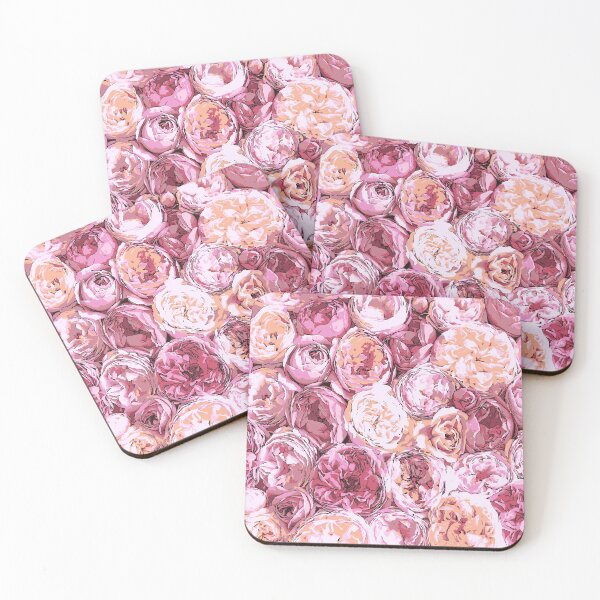 Item preview, Pink Roses Hand Drawn Illustration designed and sold by JoyforU.