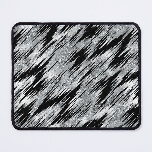 Item preview, Seamless Pinstripe Glitter & Black designed and sold by ReesDesigns.