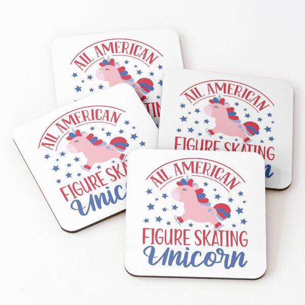 Item preview, All American Figure Skating Unicorn designed and sold by TripleTriple.