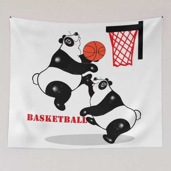 Item preview, Playing basketball - pandas  designed and sold by Shirley cute art .