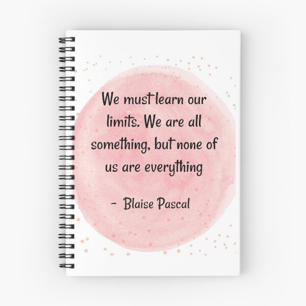 Item preview, Humanity quotes | quotes deep |We must learn our limits we are all  - Blaise Pascal designed and sold by Quoteology101.