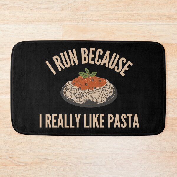 Item preview, I Run Because I Really Like Pasta designed and sold by TeePartyHost.