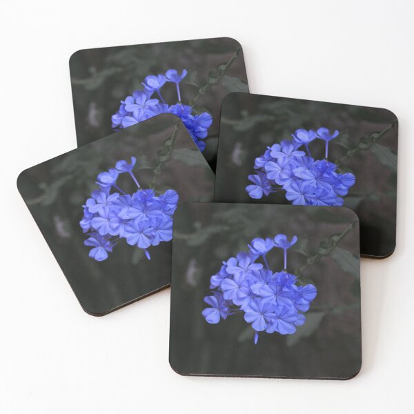 Item preview, Intensely Blue Flowers Plumbago designed and sold by Anna Lemos.