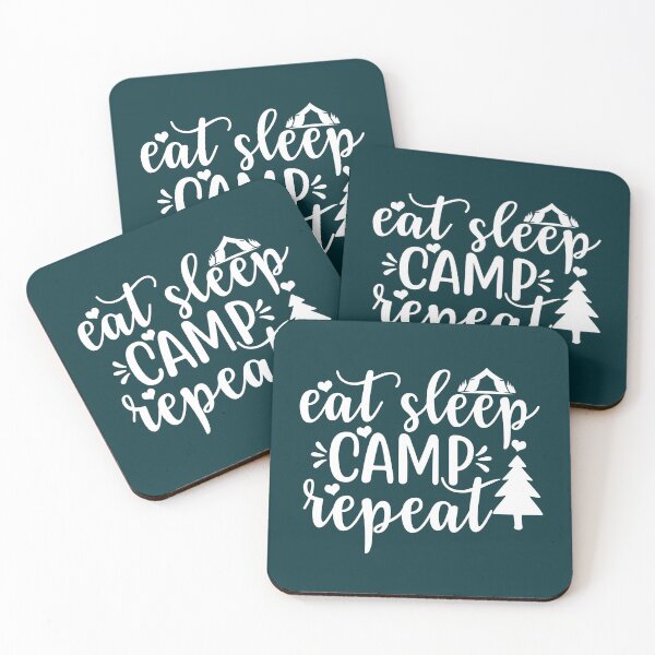 Item preview, Eat Sleep Camp Repeat designed and sold by FASHIONGALLERIA.