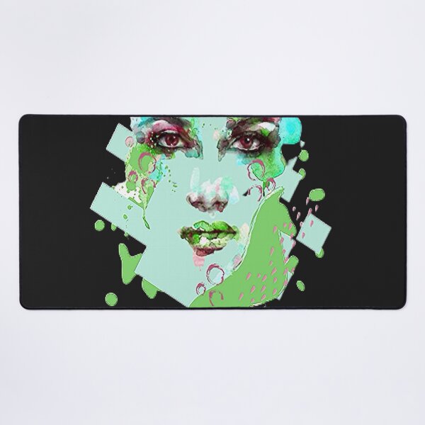 Item preview, Mystical Face of a Woman Graphic Psychedelic abstract art, nr 3, graphic psychedelic abstract art, trippy graphic psychedelic arte abstracto designed and sold by Adri Barnard.