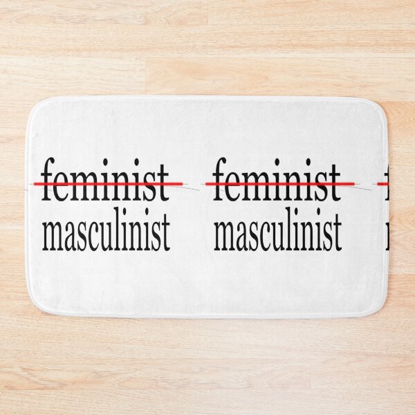 Item preview, feminist no , masculinist ofc designed and sold by RykerTilloe.
