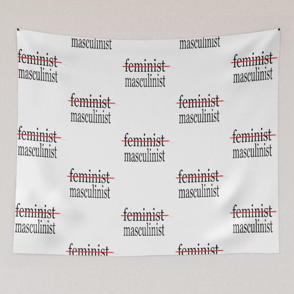 Item preview, feminist no , masculinist ofc designed and sold by RykerTilloe.