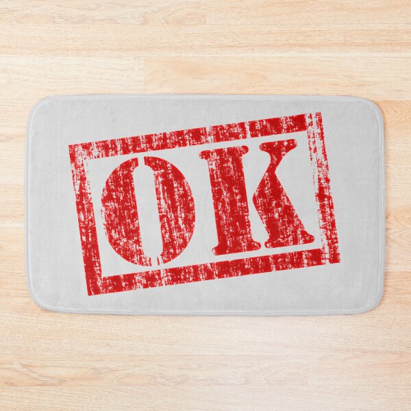 Item preview, Stamp With A Red Seal Of The Inscription OK designed and sold by Phantasmal-2-do.