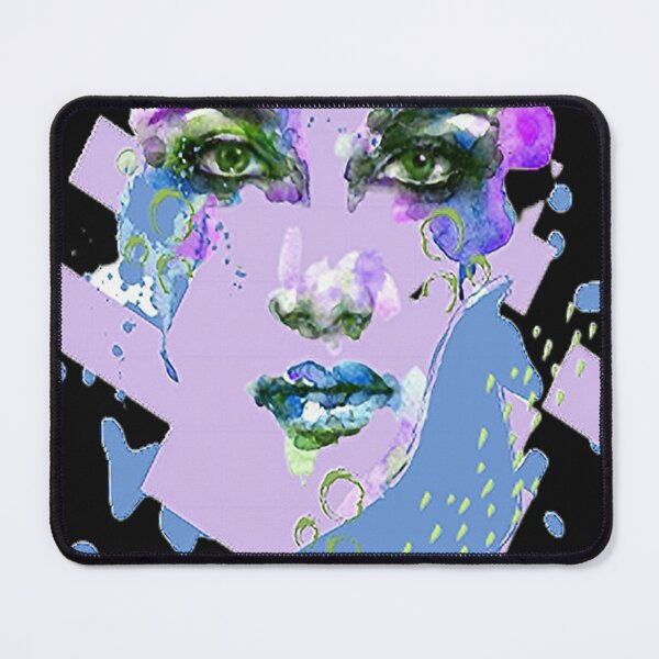 Item preview, Mystical Face of a Woman Graphic Psychedelic abstract art, nr 6, graphic psychedelic abstract art, trippy graphic psychedelic arte abstracto designed and sold by Adri Barnard.