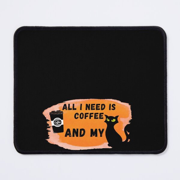 Item preview, All I Need Is Coffee And My Cat designed and sold by Jecilii.