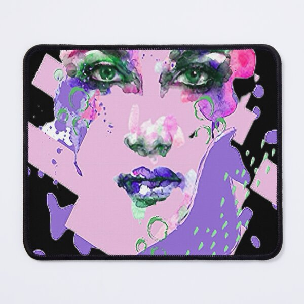 Item preview, Mystical Face of a Woman Graphic Psychedelic abstract art, nr 5, graphic psychedelic abstract art, trippy graphic psychedelic arte abstracto designed and sold by Adri Barnard.