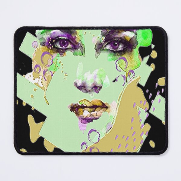 Item preview, Mystical Face of a Woman Graphic Psychedelic abstract art, nr 2, graphic psychedelic abstract art, trippy graphic psychedelic arte abstracto designed and sold by Adri Barnard.