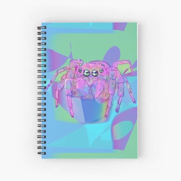 Item preview, Pretty Jumping Spider (Light Green/Cornflower Blue) designed and sold by techno-mantis.