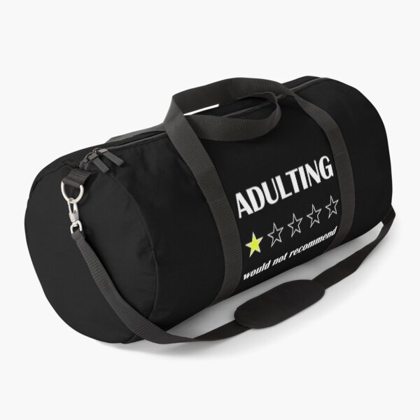 Item preview, Adulting  would not recommend designed and sold by Achily.