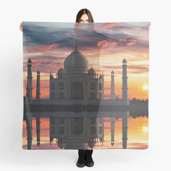 Vista previa del artículo con la obra «Taj Mahal India Atardecer», diseñado y vendido por Piper-Deals.