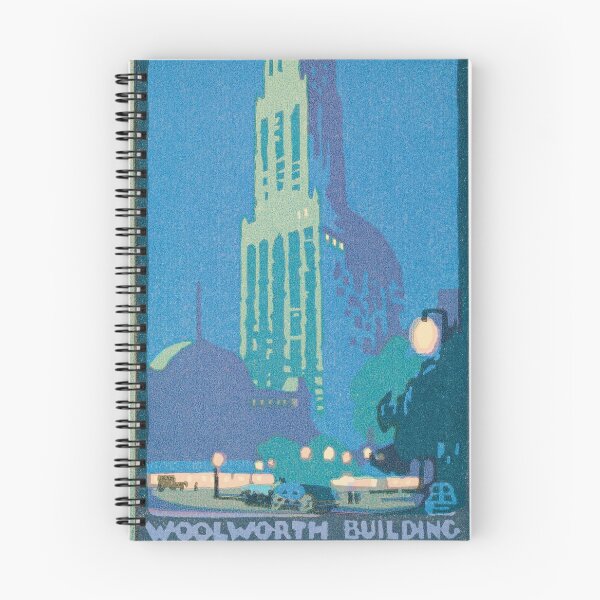 Item preview, Vintage New York Postcard Woolworth Building June Night (1916) by Rachael Robinson Elmer designed and sold by Designedbysm.