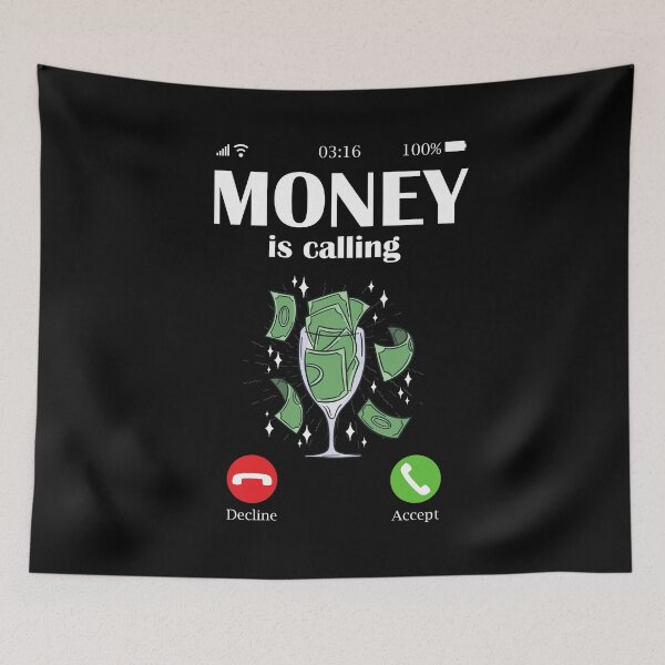 Item preview, Money Is Calling - Business Money Businessman designed and sold by Ibu83.