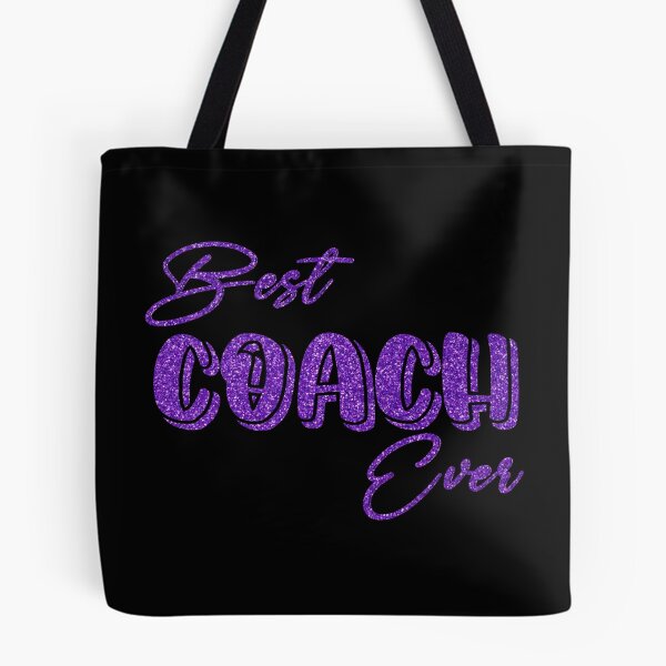Item preview, Pretty Purple Best Coach Ever designed and sold by PeachesMommy.