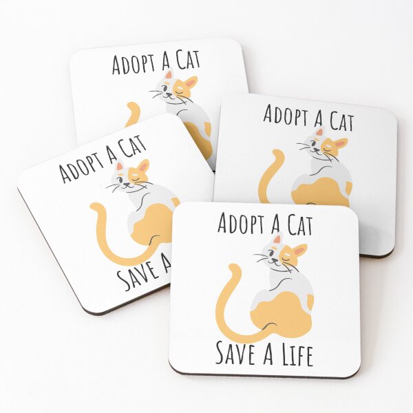 Item preview, Adopt A Cat Save A Life designed and sold by SweetAndSpice.