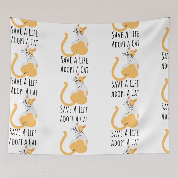 Item preview, Adopt A Cat Save A Life designed and sold by SweetAndSpice.