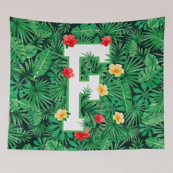 Item preview, Capital Letter F Alphabet Monogram Initial Flower Gardener designed and sold by GrandeDuc.