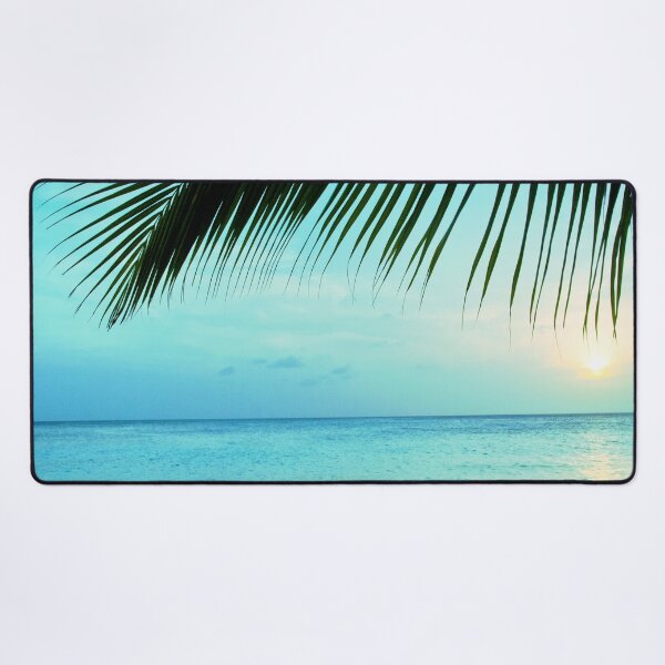 Item preview, Caribbean Sunset Ocean Palm Dream #2 #tropical #beach #wall #decor #art designed and sold by Anita's & Bella's Art.