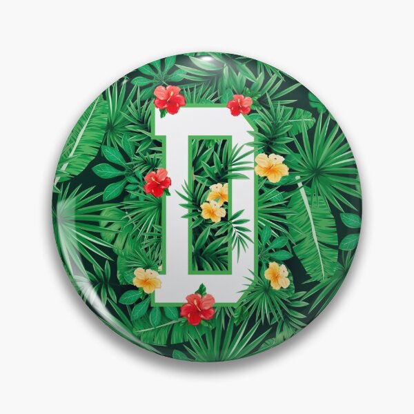 Item preview, Capital Letter D Alphabet Monogram Initial Flower Gardener designed and sold by GrandeDuc.